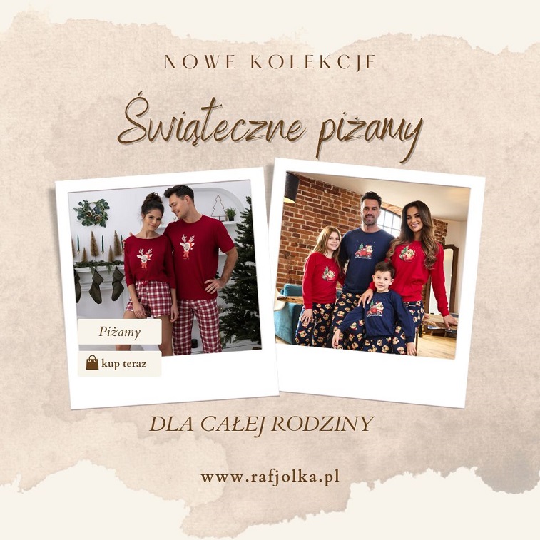 Piżamy świąteczne
